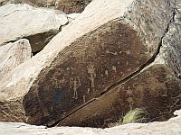USA - Petrified Forest National Park AZ - Puerco Pueblo Rock Art (24 Apr 2009)